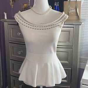 White Off The Shoulder Top